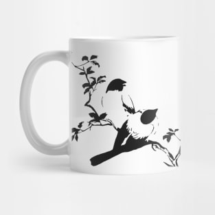 Japanese painting silhouette Mug